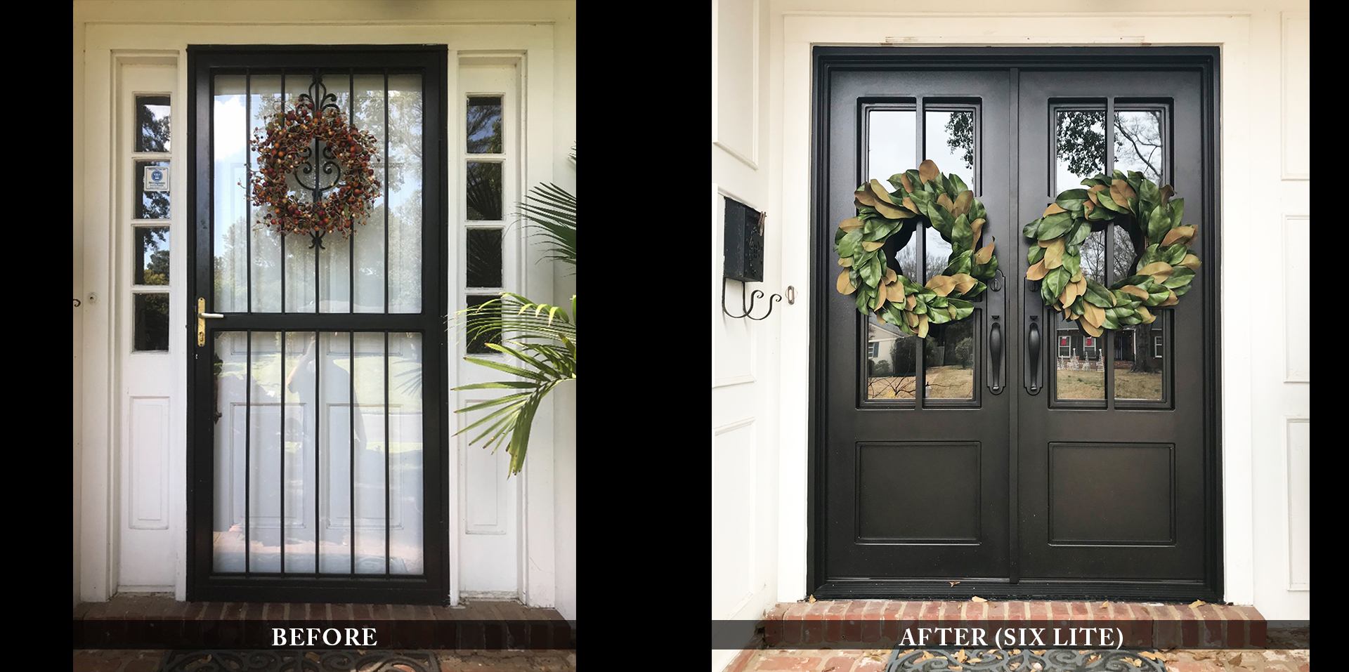 Residential Entry Doors Before and After Iron Crafters Residential Doors